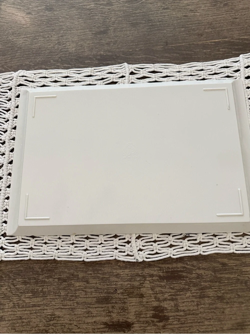 Vintage 90s/Y2K Yazo Gol Melamin Grandmillennial Boho Cottage Tea Serving Tray